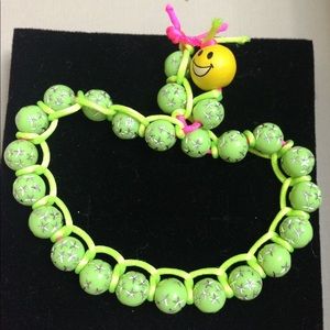 Lime Caterpillar Bracelet